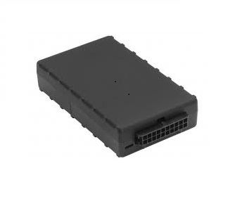 Compact black GPS tracking unit